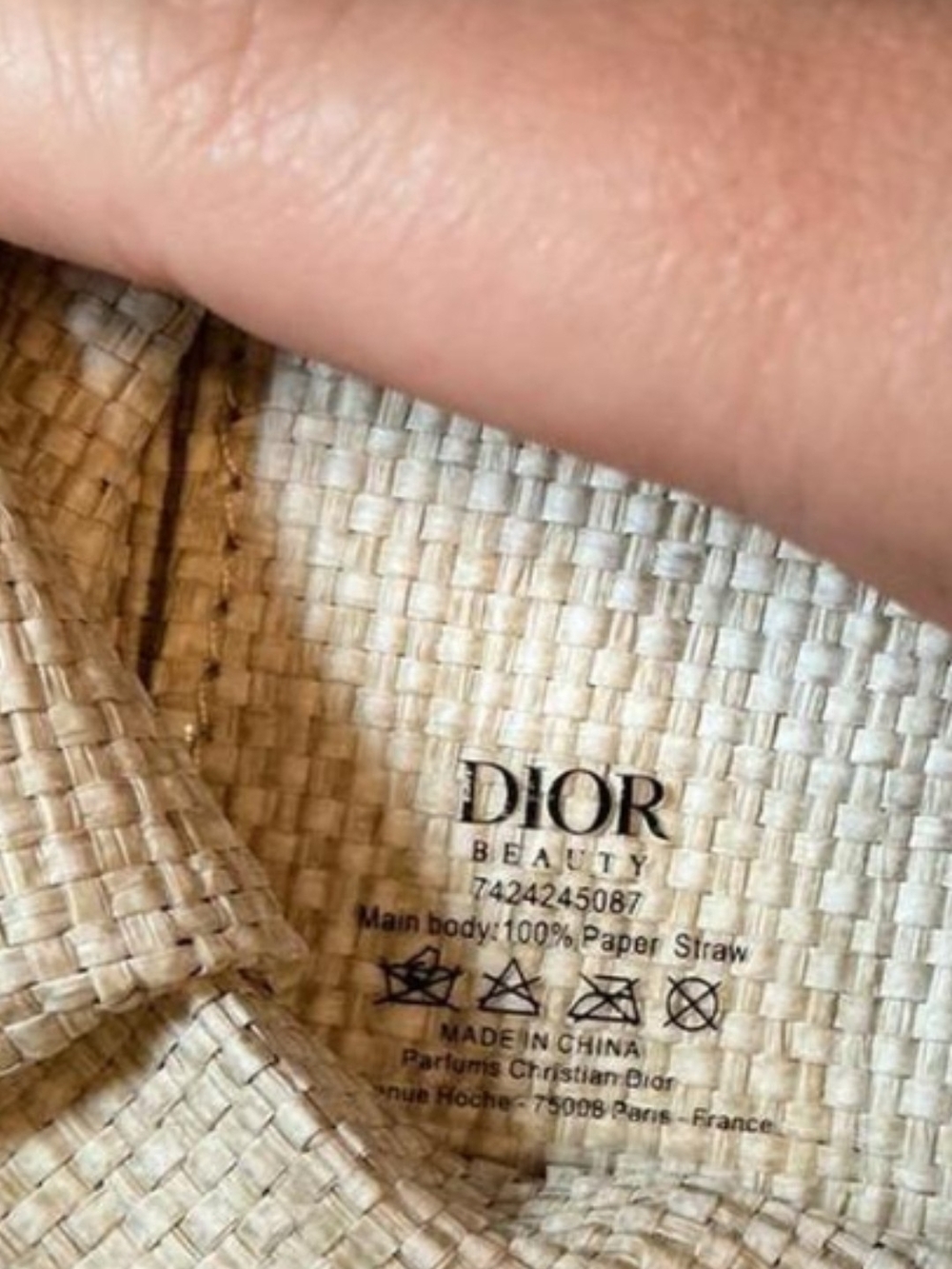Dior Around The World Beauty Canvas Tote - Picture 5 of 10